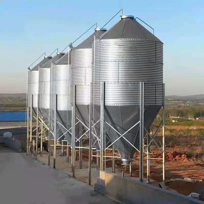 Przechowywanie Rolnicze pojemniki na paszę Silos na paszę dla zwierząt Blacha ocynkowana ogniowo 275 g