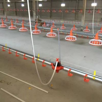 Maszyna do hodowli drobiu brojlerów System podajnika ze stali ocynkowanej Dia45mm